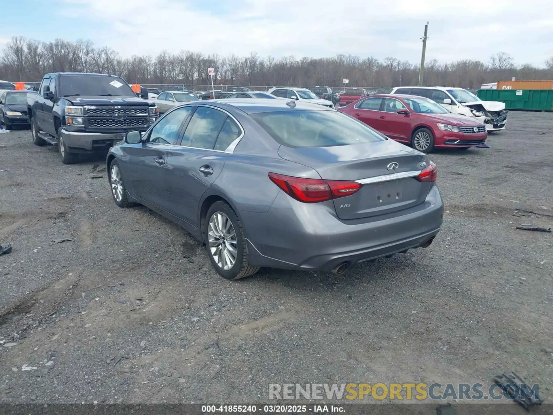 3 Photograph of a damaged car JN1EV7BRXMM751698 INFINITI Q50 2021