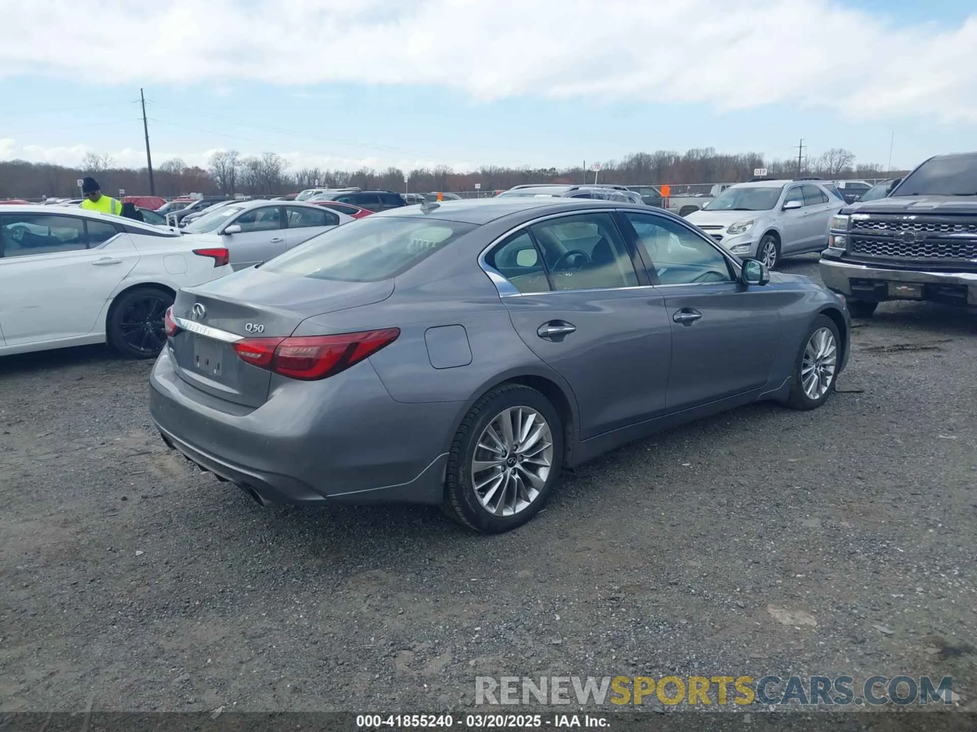 4 Photograph of a damaged car JN1EV7BRXMM751698 INFINITI Q50 2021
