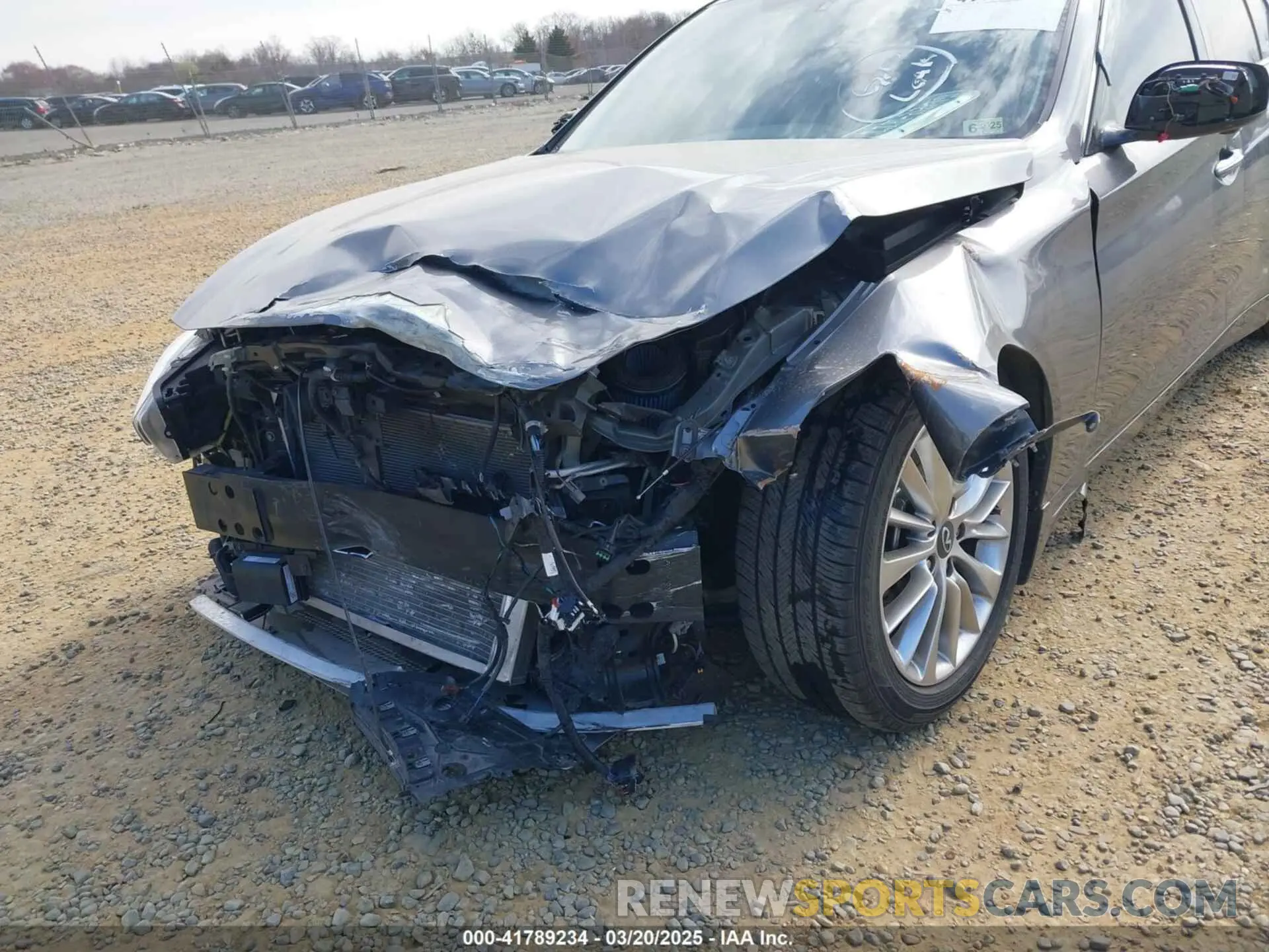 6 Photograph of a damaged car JN1EV7BRXMM755136 INFINITI Q50 2021