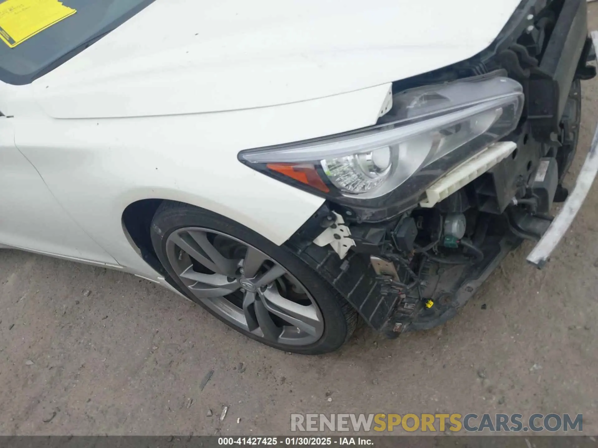 19 Photograph of a damaged car JN1EV7CP4MM707726 INFINITI Q50 2021
