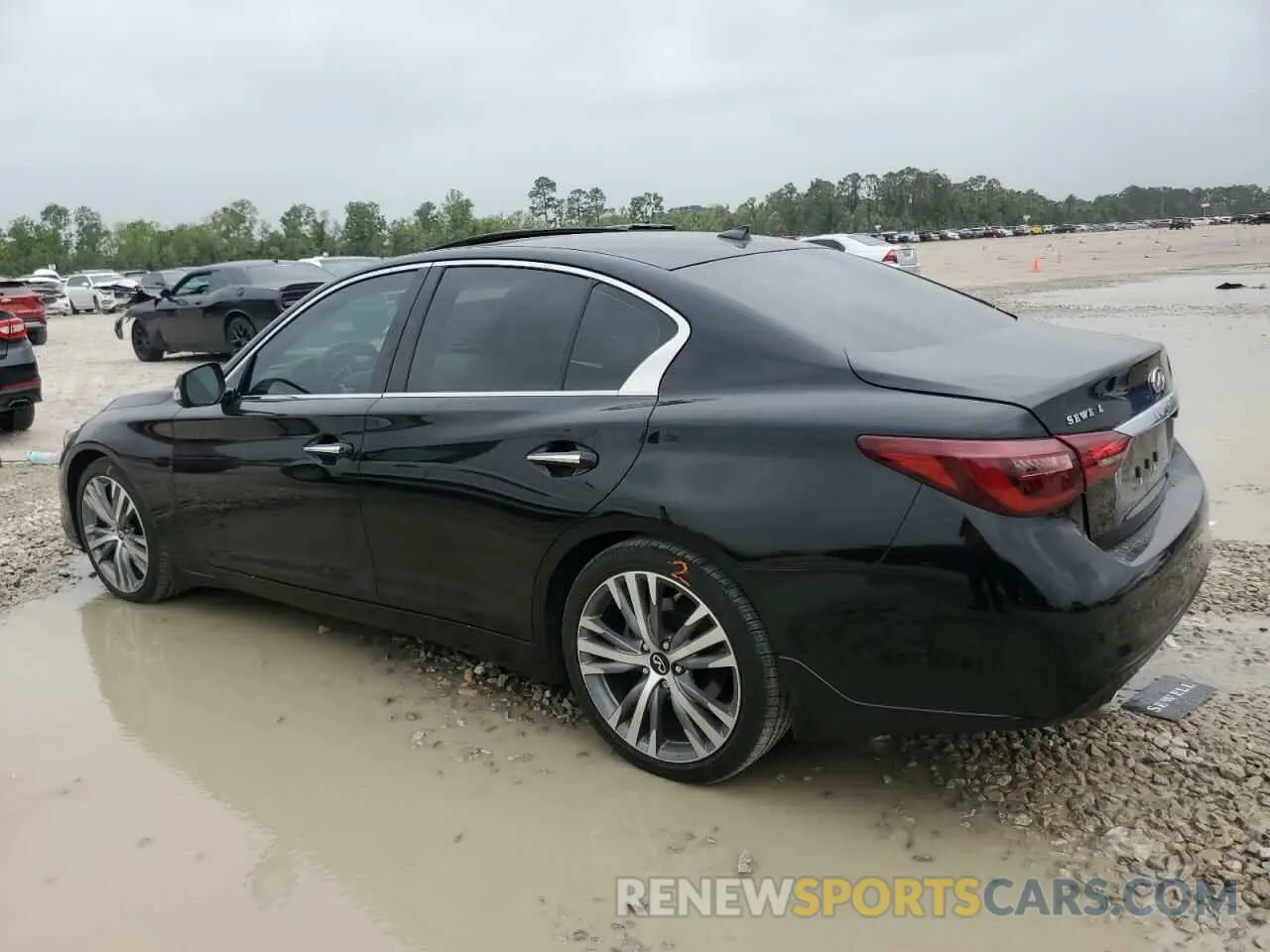 2 Photograph of a damaged car JN1EV7CP7MM700320 INFINITI Q50 2021