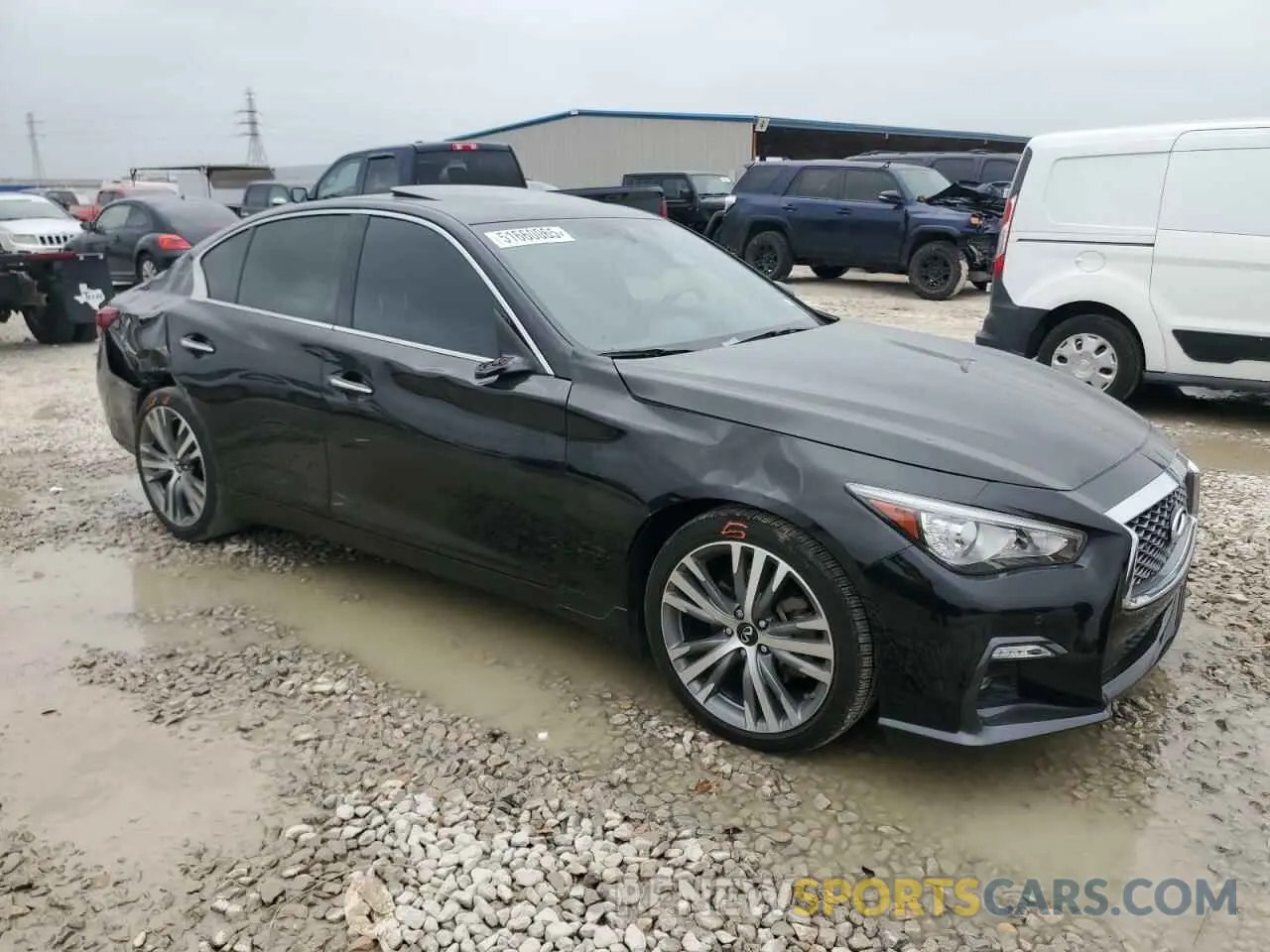 4 Photograph of a damaged car JN1EV7CP7MM700320 INFINITI Q50 2021