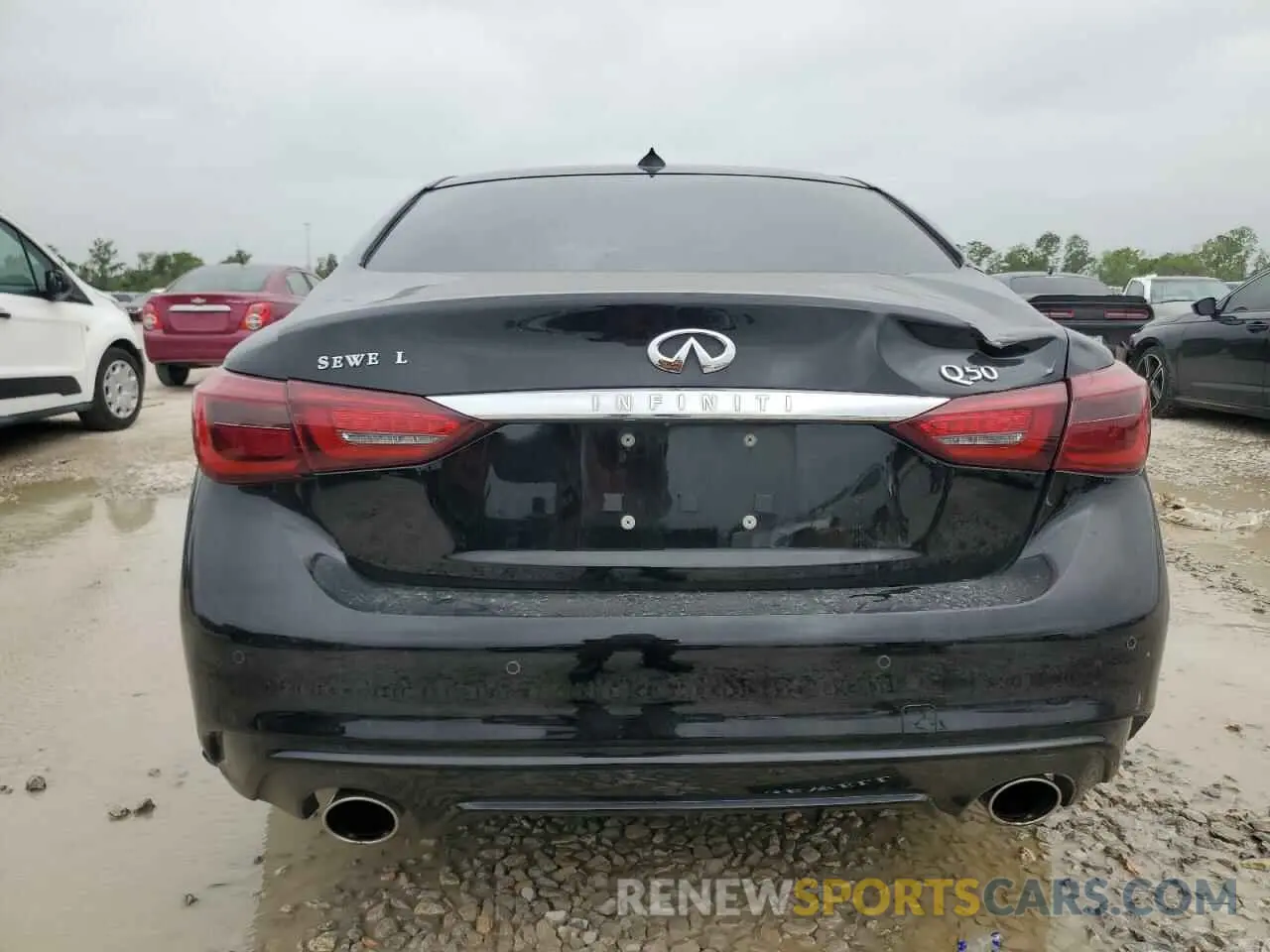 6 Photograph of a damaged car JN1EV7CP7MM700320 INFINITI Q50 2021