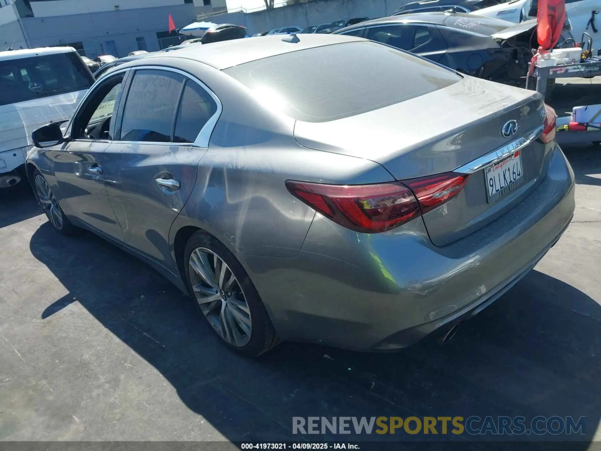 3 Photograph of a damaged car JN1EV7CP9MM702179 INFINITI Q50 2021