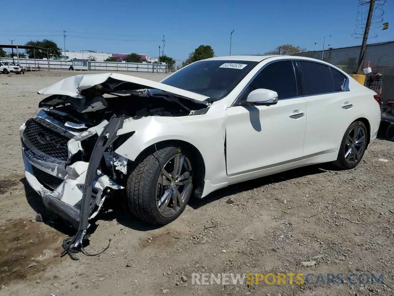 1 Photograph of a damaged car JN1EV7CPXMM705687 INFINITI Q50 2021