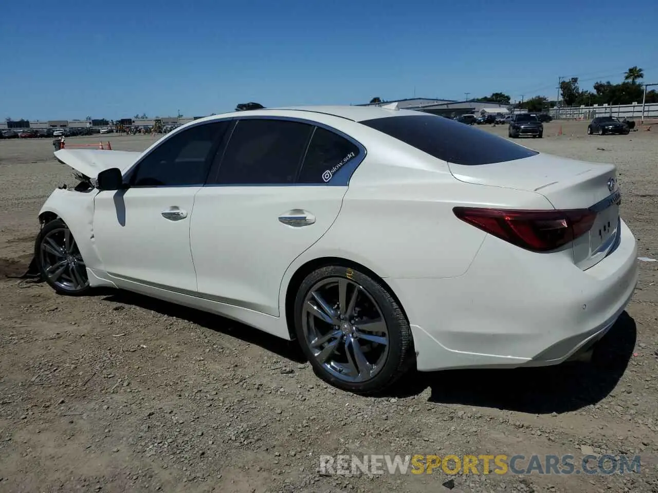 2 Photograph of a damaged car JN1EV7CPXMM705687 INFINITI Q50 2021