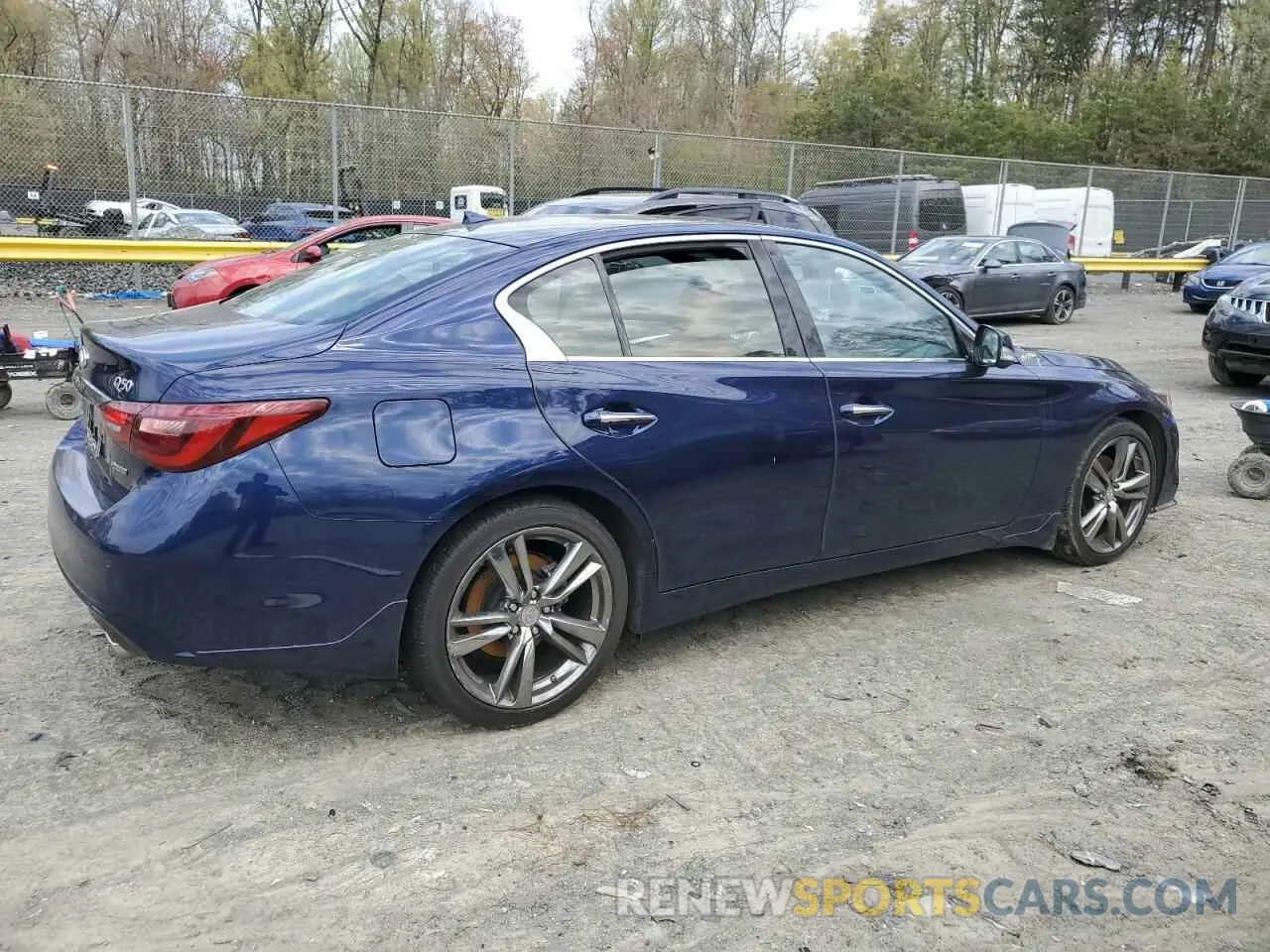 3 Photograph of a damaged car JN1EV7CR2MM755372 INFINITI Q50 2021