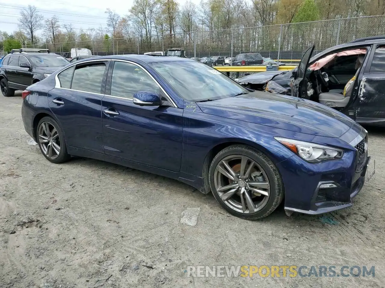 4 Photograph of a damaged car JN1EV7CR2MM755372 INFINITI Q50 2021
