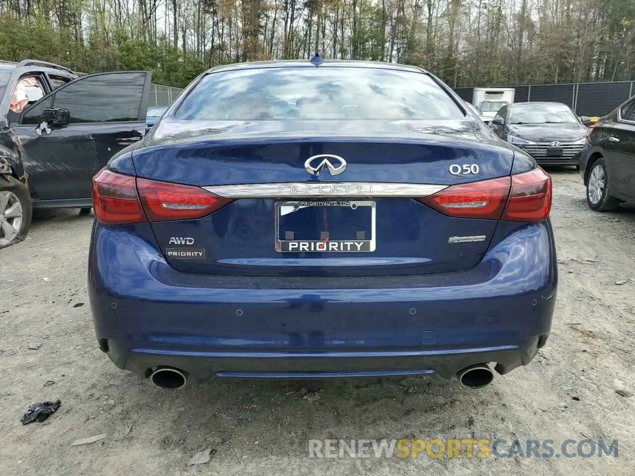 6 Photograph of a damaged car JN1EV7CR2MM755372 INFINITI Q50 2021