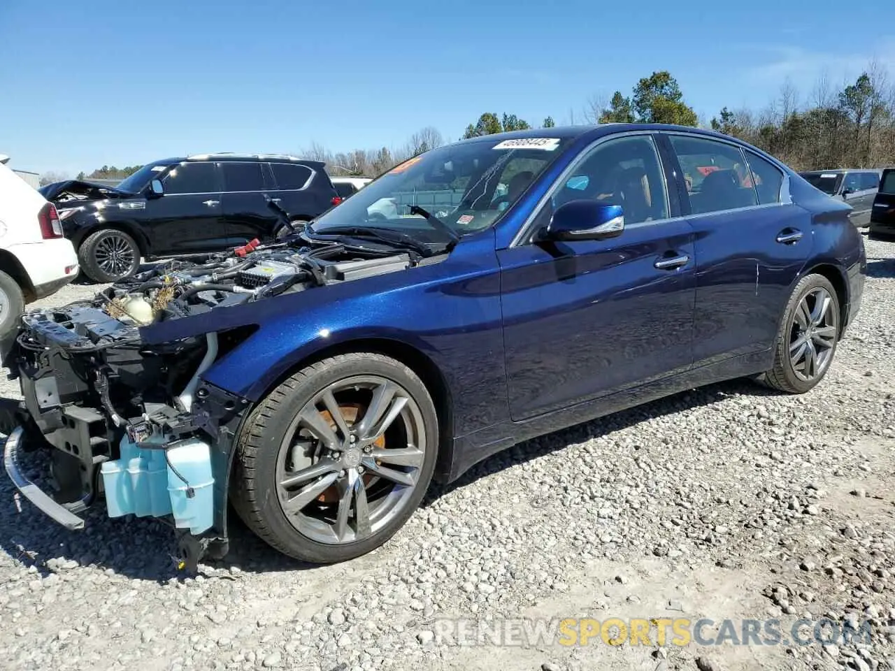1 Фотография поврежденного автомобиля JN1EV7CR7MM756016 INFINITI Q50 2021