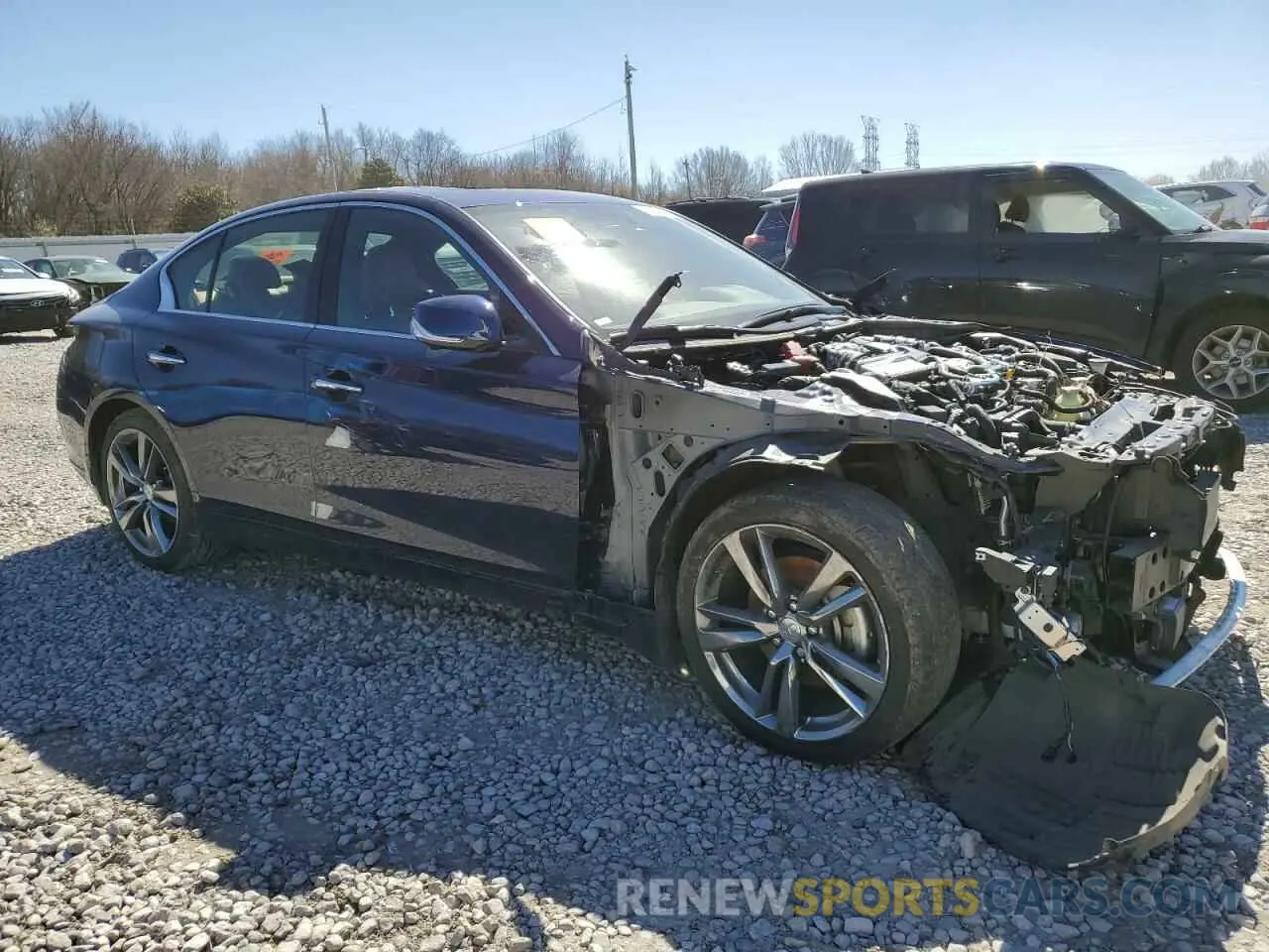 4 Фотография поврежденного автомобиля JN1EV7CR7MM756016 INFINITI Q50 2021