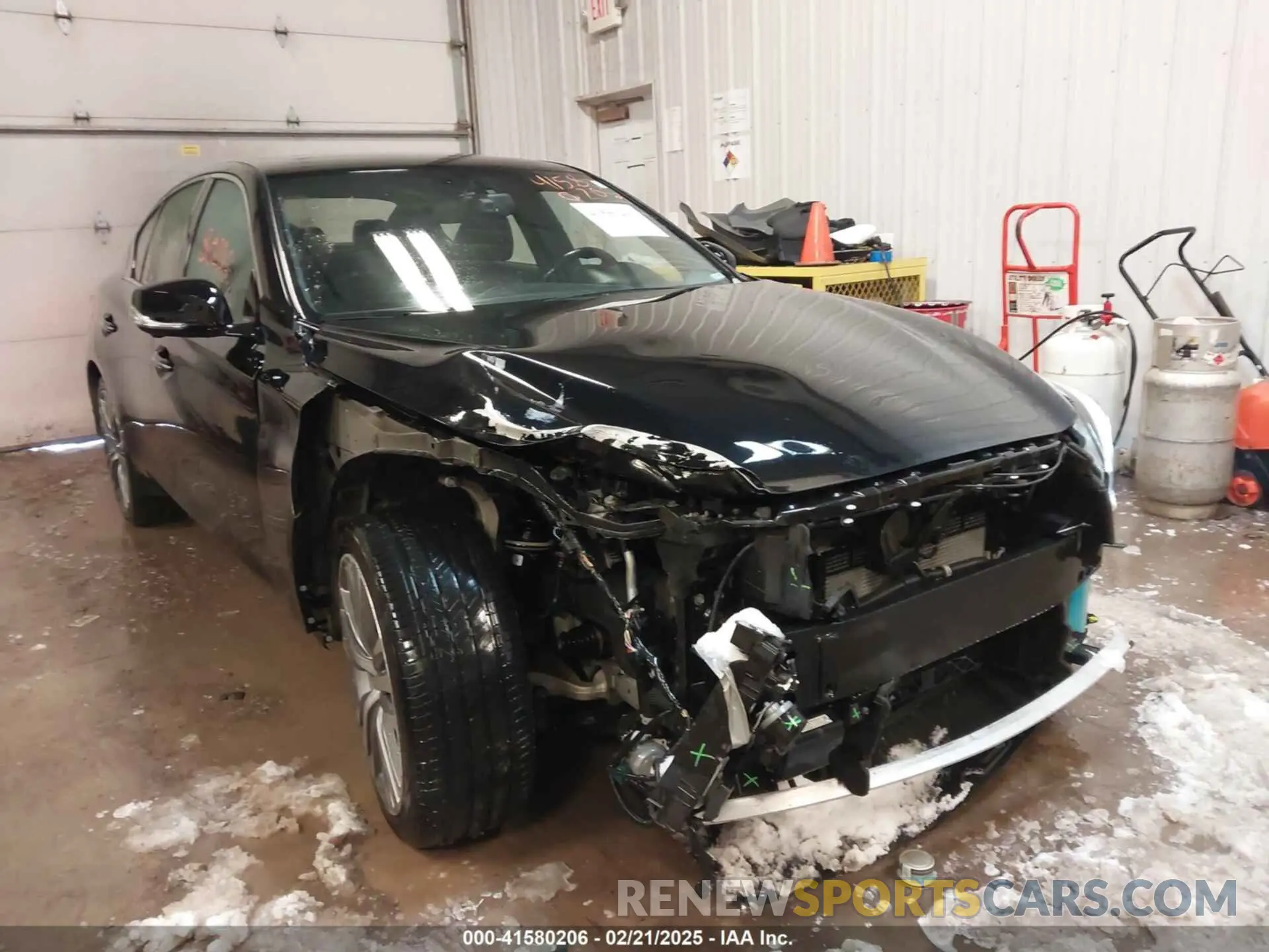 1 Фотография поврежденного автомобиля JN1EV7CR8MM751195 INFINITI Q50 2021