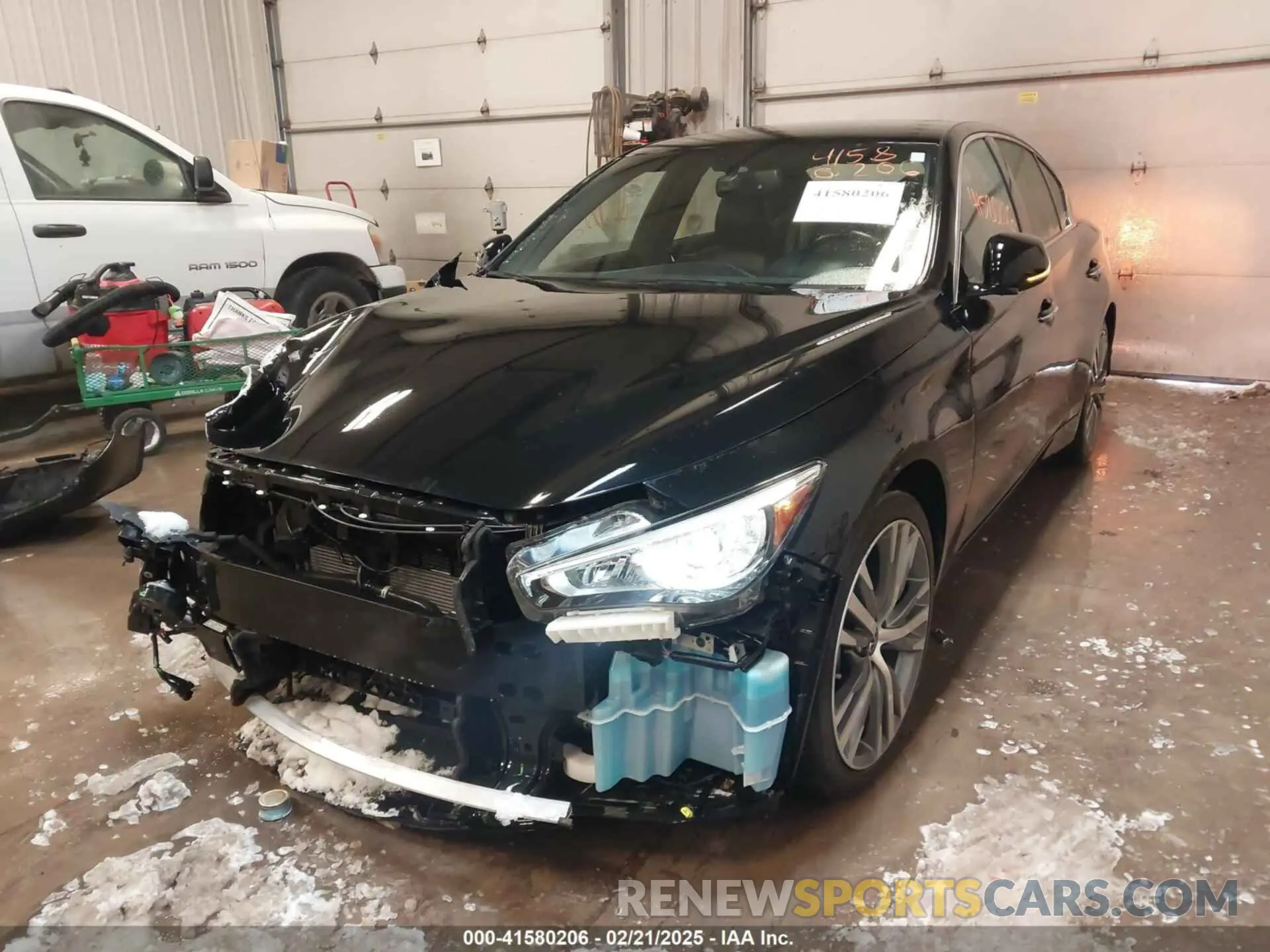 2 Фотография поврежденного автомобиля JN1EV7CR8MM751195 INFINITI Q50 2021