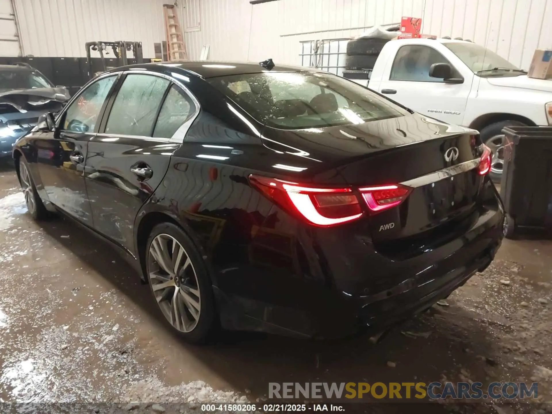 3 Фотография поврежденного автомобиля JN1EV7CR8MM751195 INFINITI Q50 2021