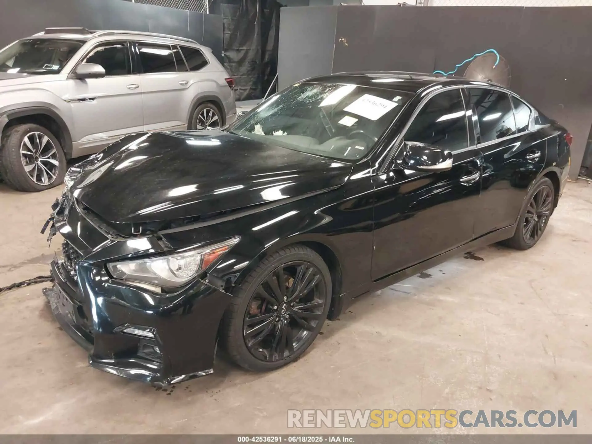 2 Photograph of a damaged car JN1EV7CR8MM755375 INFINITI Q50 2021