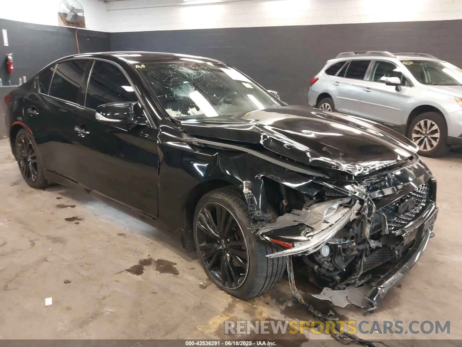 6 Photograph of a damaged car JN1EV7CR8MM755375 INFINITI Q50 2021