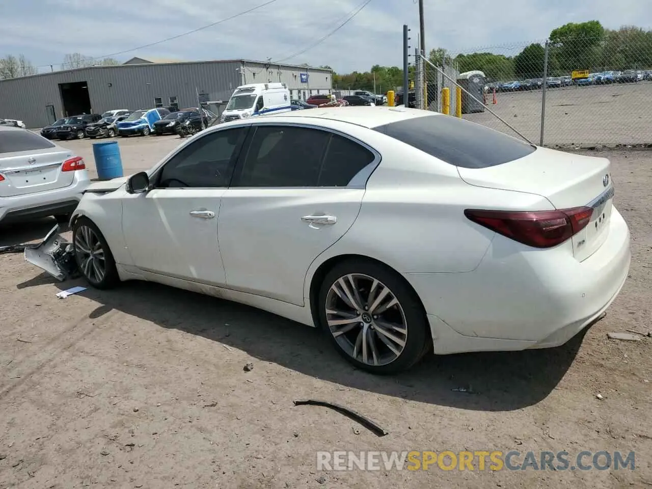 2 Фотография поврежденного автомобиля JN1EV7CR9MM751223 INFINITI Q50 2021