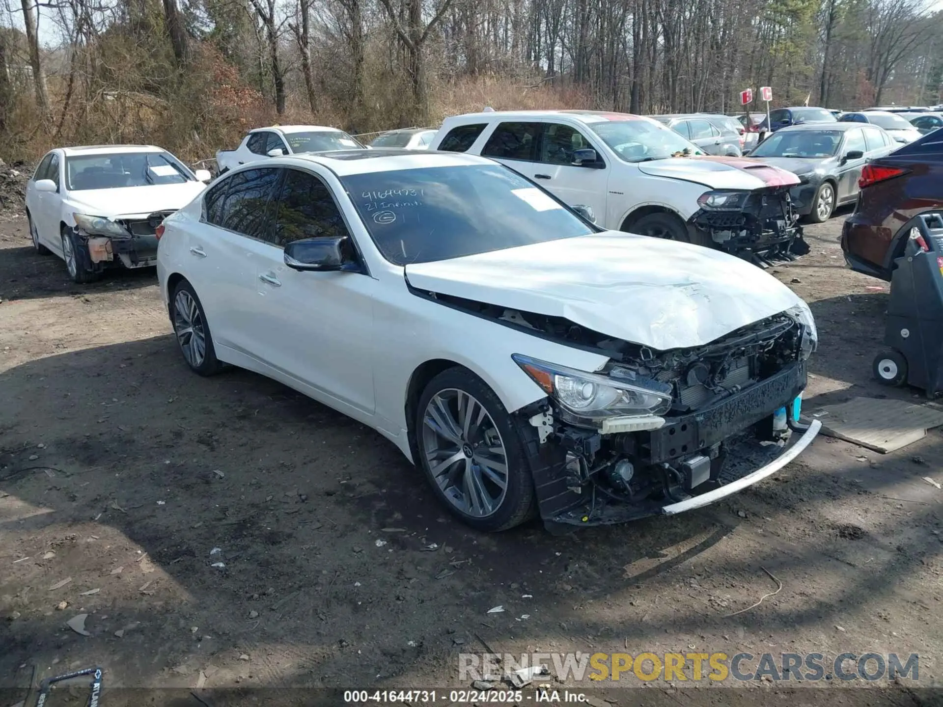 1 Фотография поврежденного автомобиля JN1EV7CRXMM750159 INFINITI Q50 2021