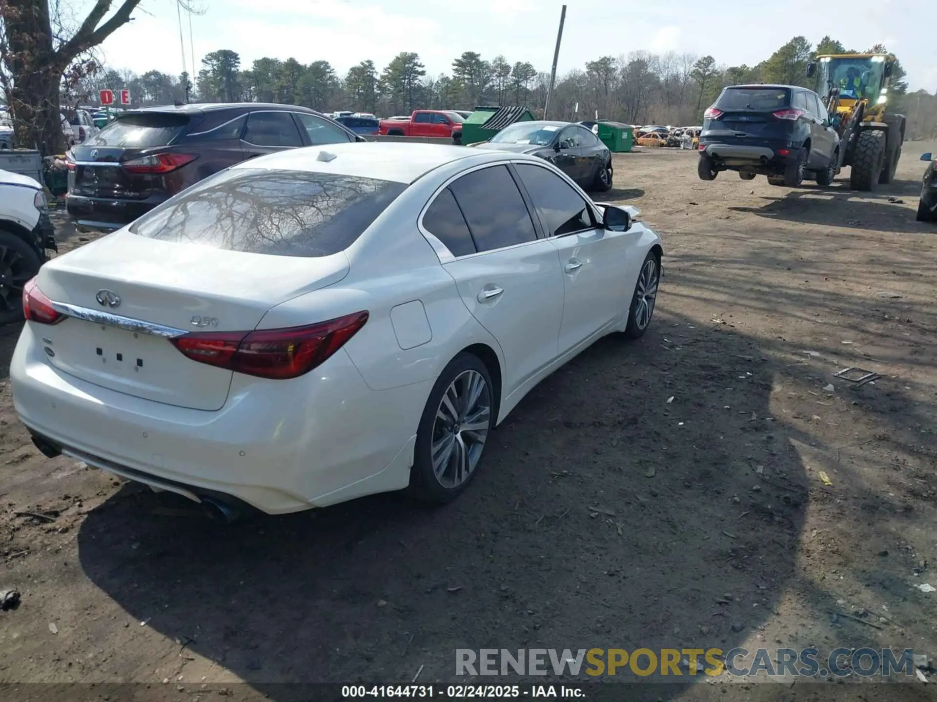 4 Фотография поврежденного автомобиля JN1EV7CRXMM750159 INFINITI Q50 2021