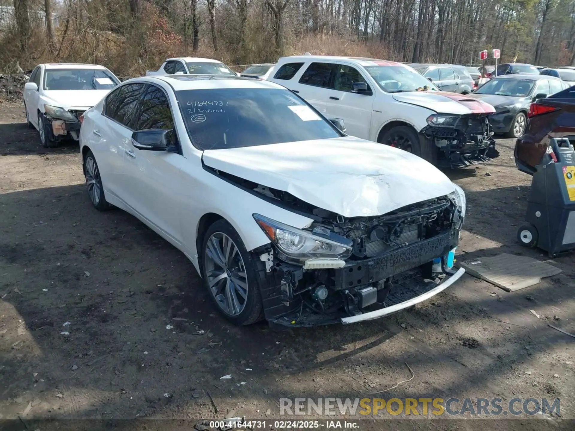 6 Фотография поврежденного автомобиля JN1EV7CRXMM750159 INFINITI Q50 2021