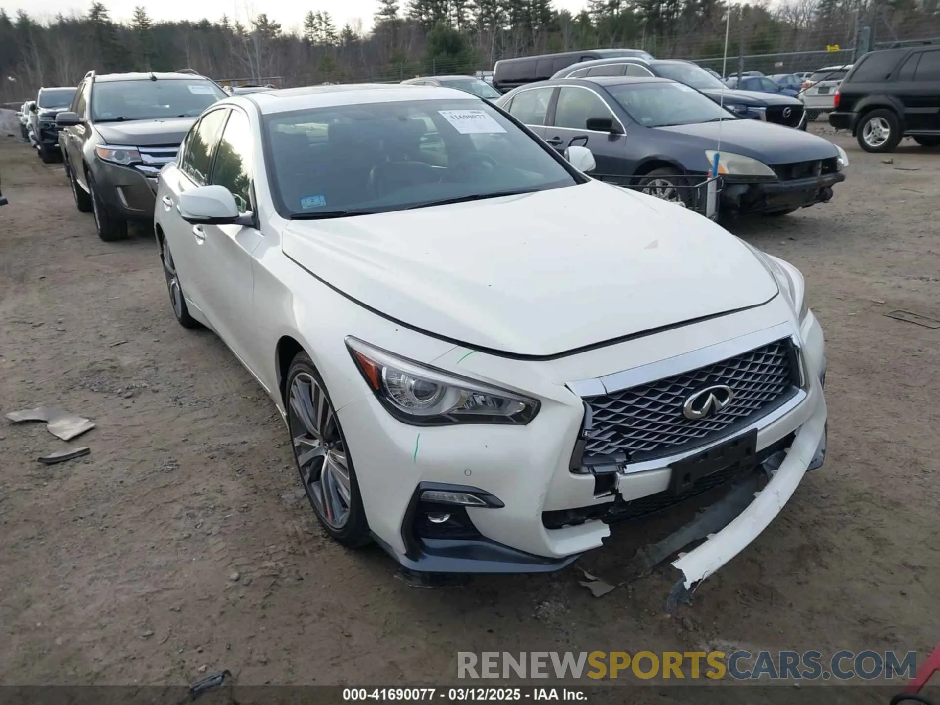 1 Photograph of a damaged car JN1EV7CRXMM751800 INFINITI Q50 2021