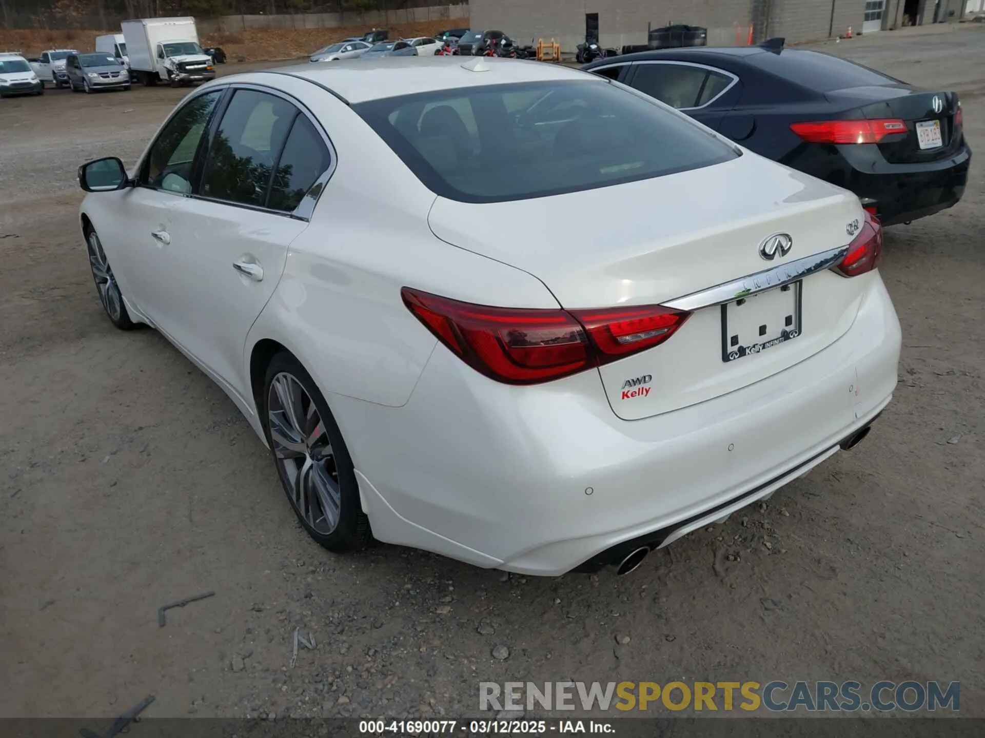3 Photograph of a damaged car JN1EV7CRXMM751800 INFINITI Q50 2021