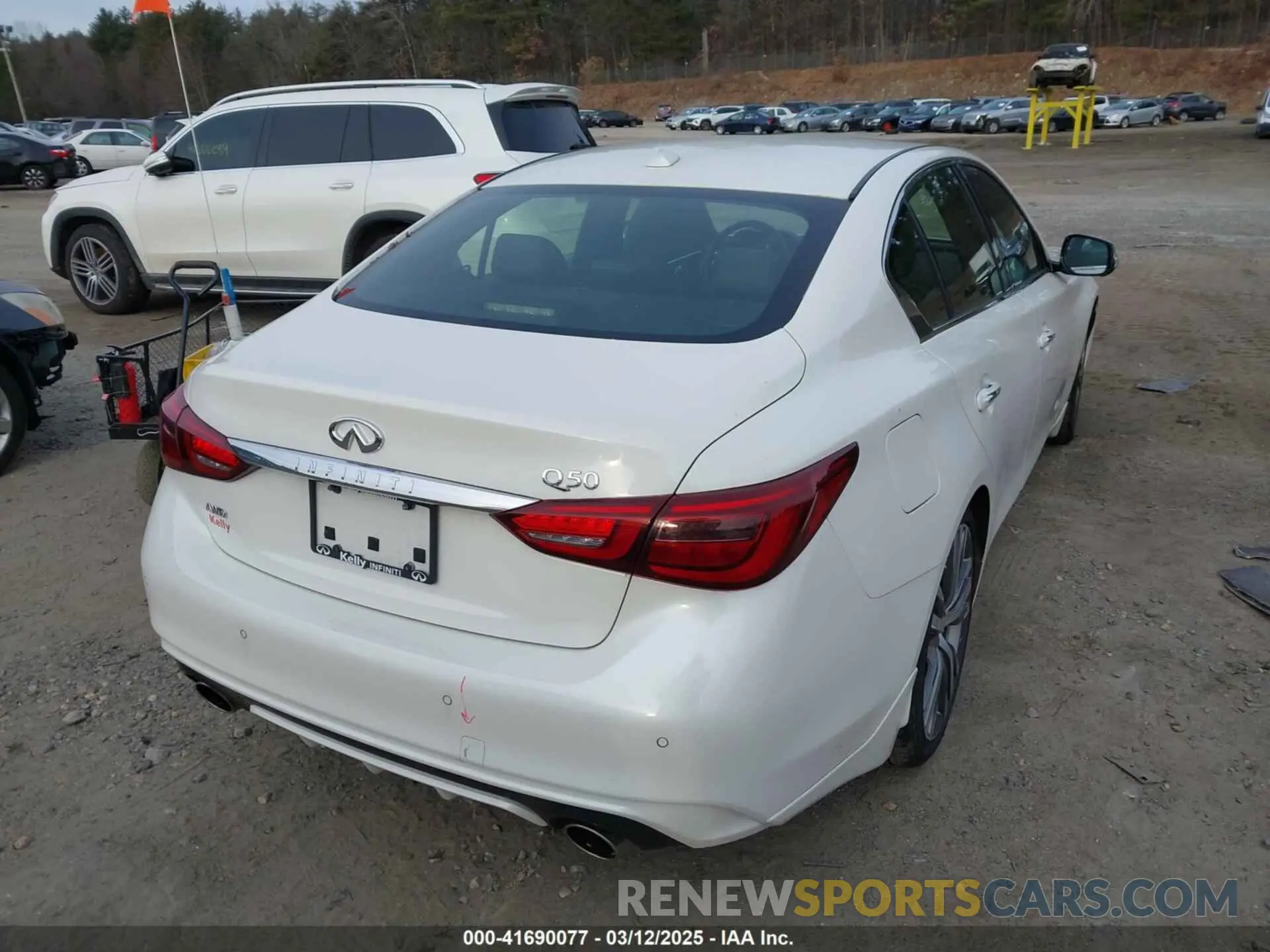 4 Photograph of a damaged car JN1EV7CRXMM751800 INFINITI Q50 2021