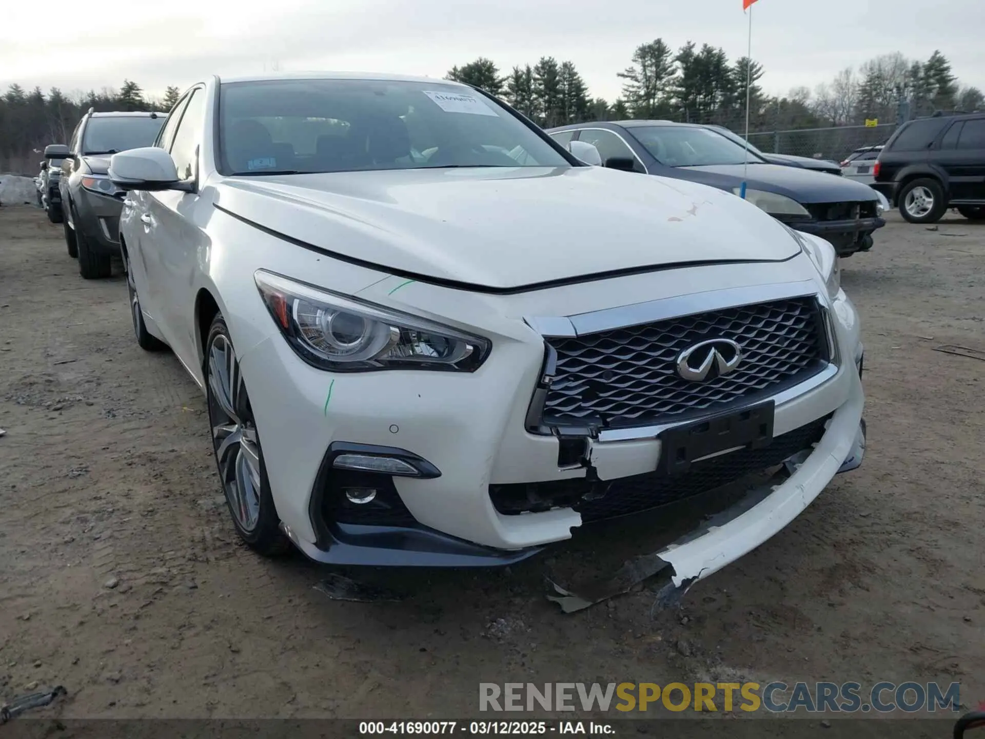 6 Photograph of a damaged car JN1EV7CRXMM751800 INFINITI Q50 2021
