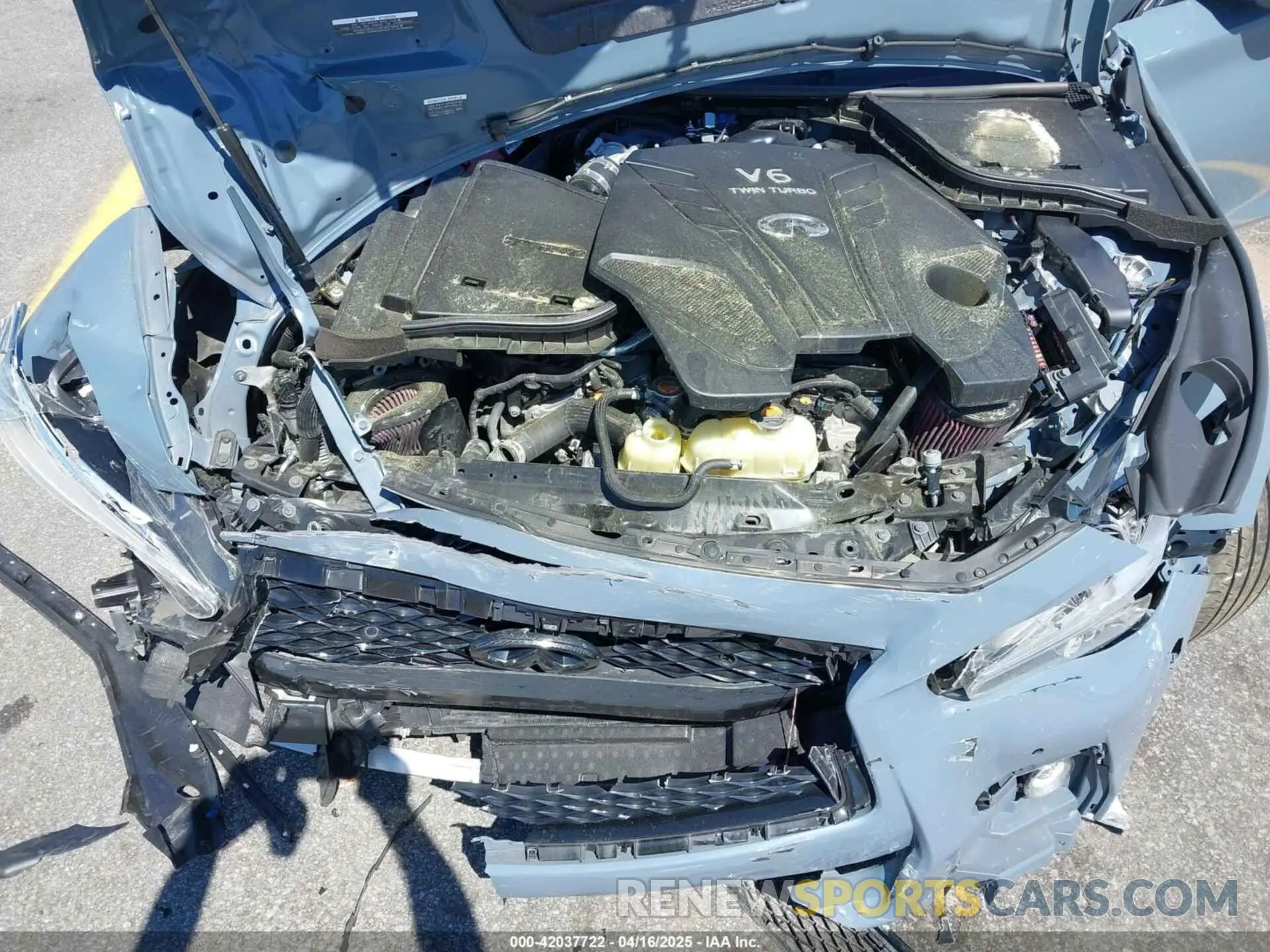 10 Photograph of a damaged car JN1FV7DP1MM850636 INFINITI Q50 2021