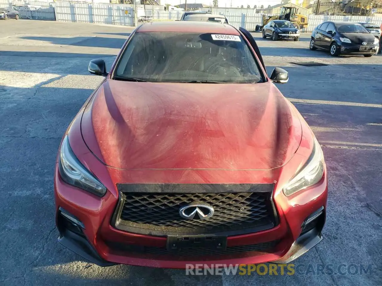 5 Фотография поврежденного автомобиля JN1FV7DP4MM850257 INFINITI Q50 2021