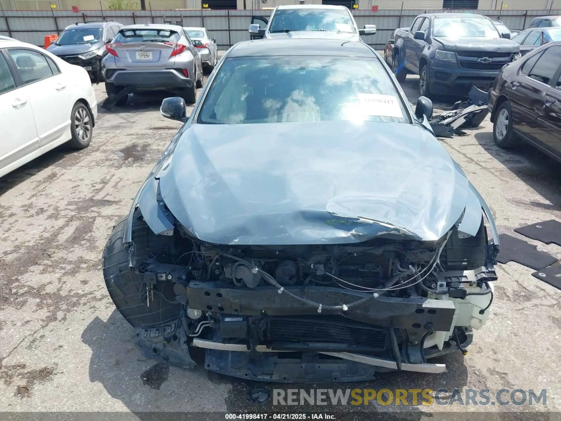 12 Photograph of a damaged car JN1FV7DP5MM850509 INFINITI Q50 2021