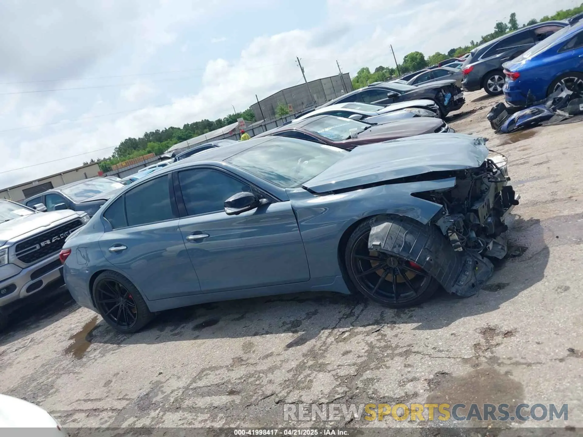 13 Photograph of a damaged car JN1FV7DP5MM850509 INFINITI Q50 2021