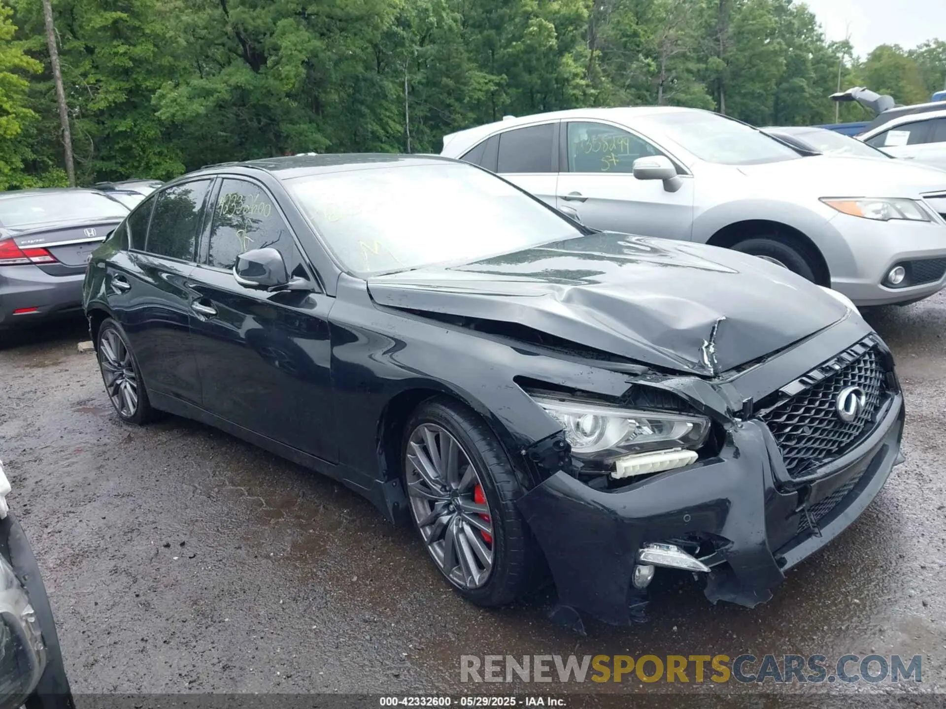 1 Фотография поврежденного автомобиля JN1FV7DP8MM850293 INFINITI Q50 2021