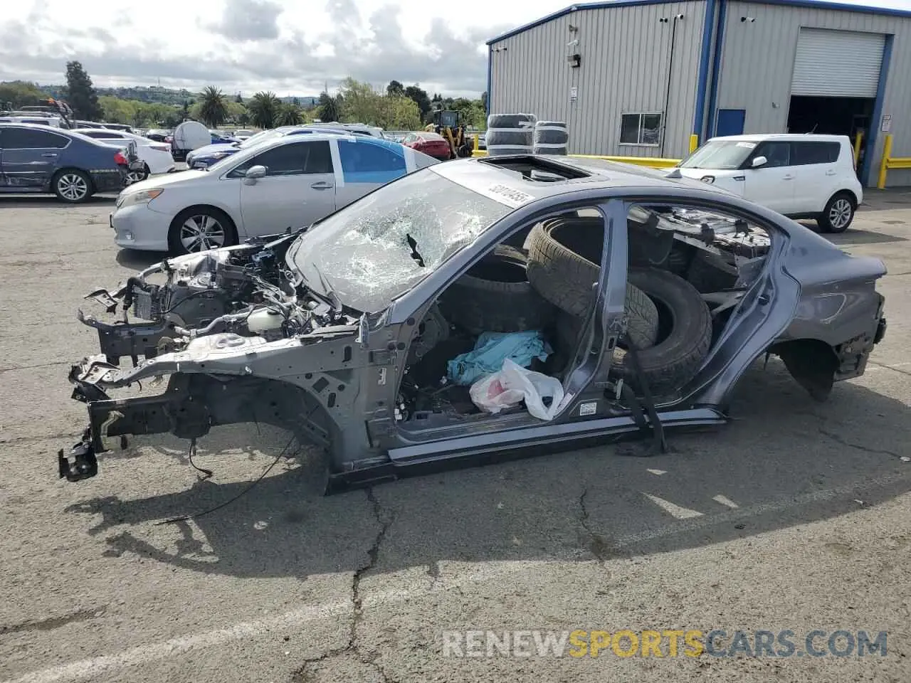1 Фотография поврежденного автомобиля JN1FV7DP9MM850495 INFINITI Q50 2021
