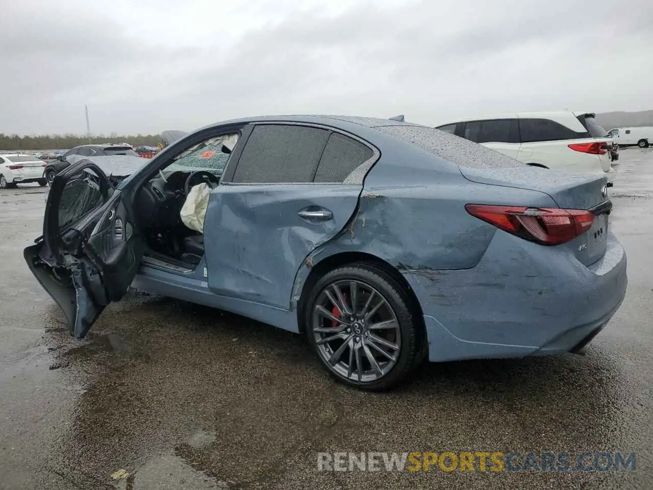 2 Фотография поврежденного автомобиля JN1FV7DR3MM880772 INFINITI Q50 2021