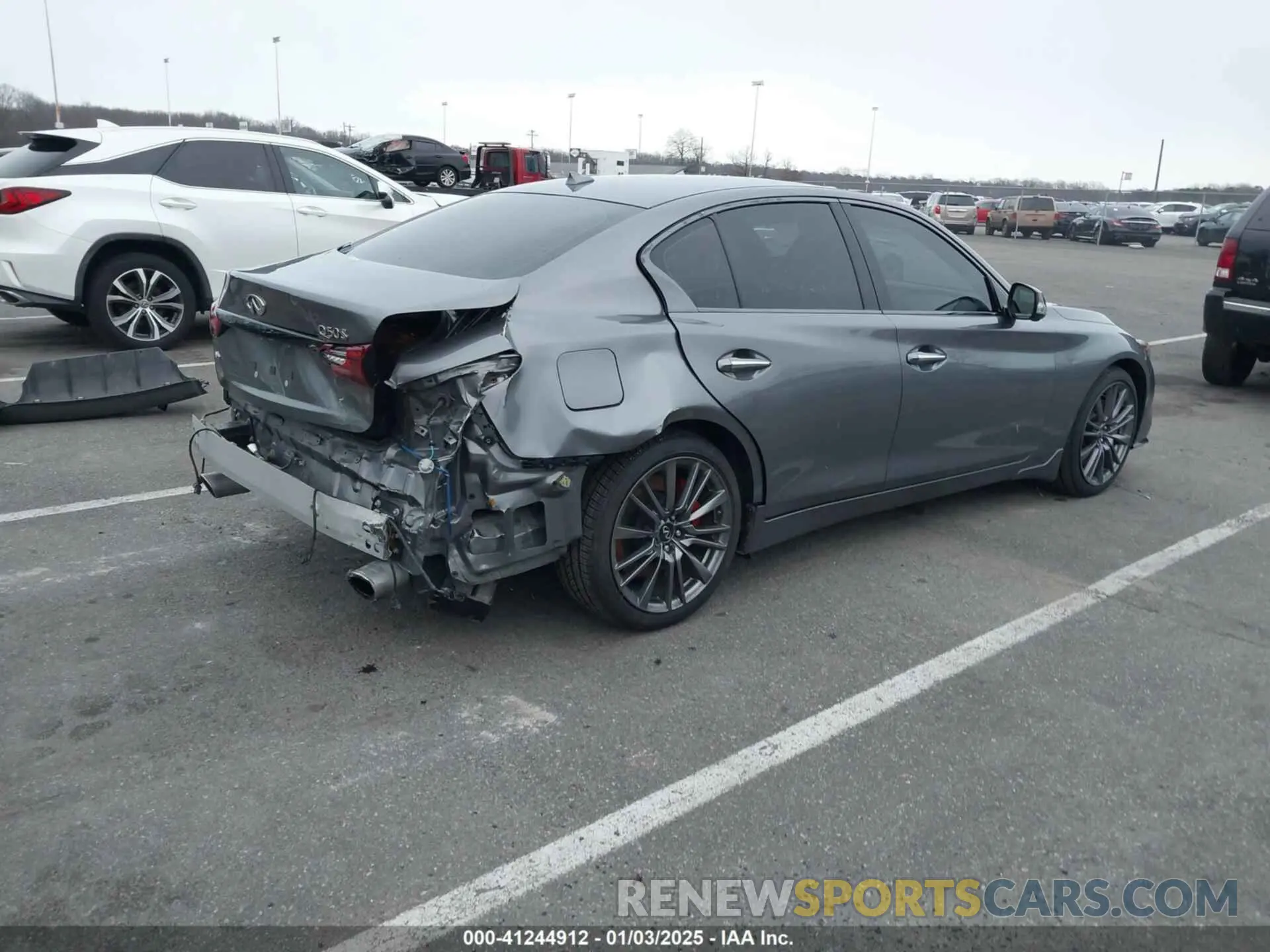 4 Photograph of a damaged car JN1FV7DR9MM880162 INFINITI Q50 2021