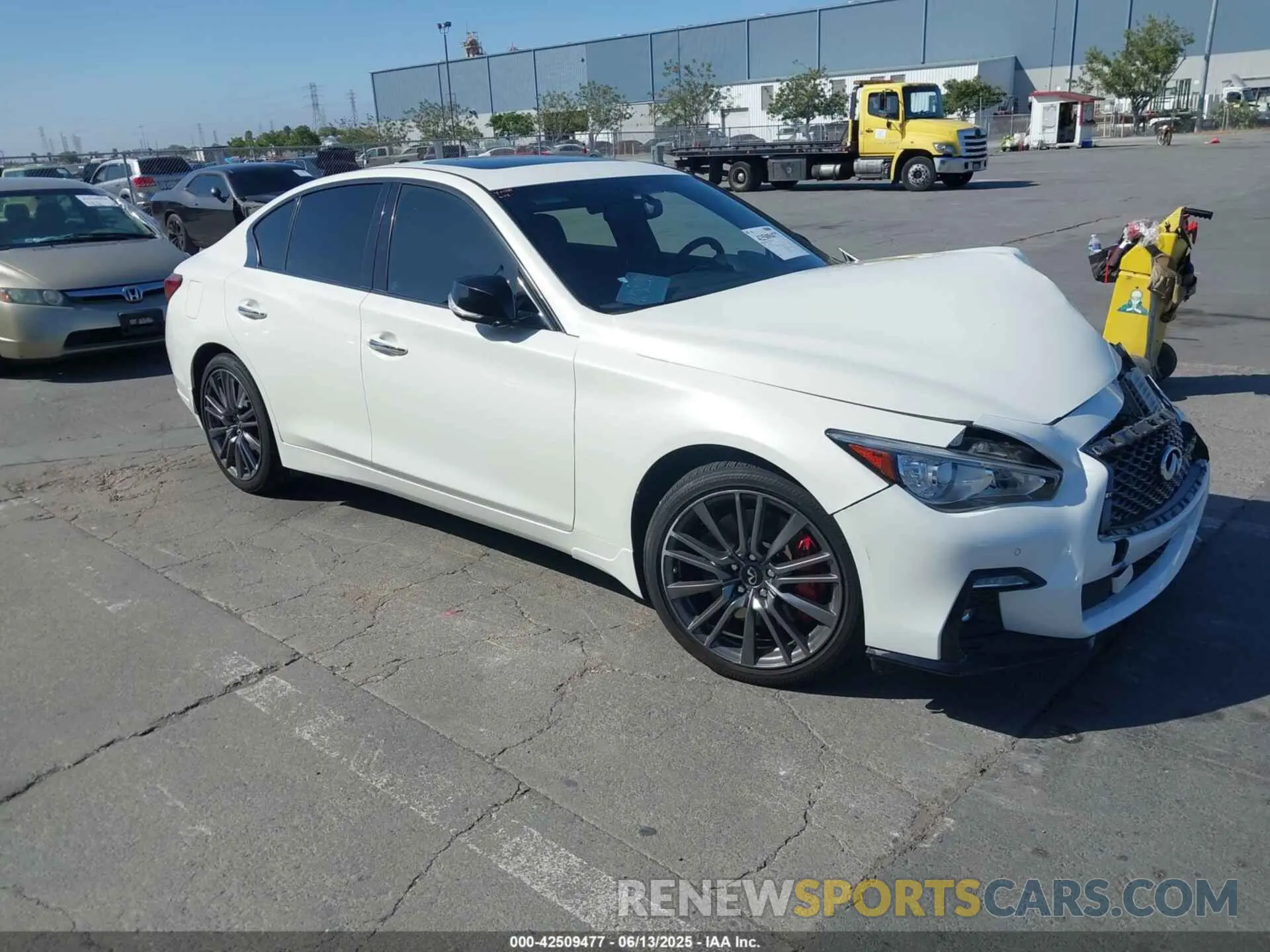 1 Photograph of a damaged car JN1FV7DR9MM880601 INFINITI Q50 2021