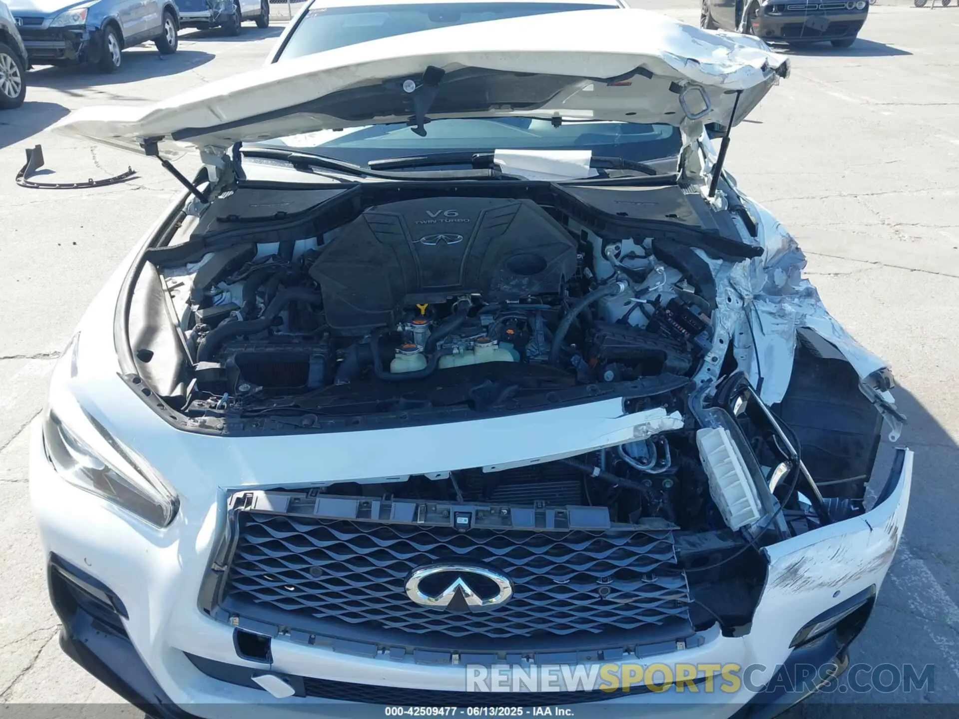 10 Photograph of a damaged car JN1FV7DR9MM880601 INFINITI Q50 2021