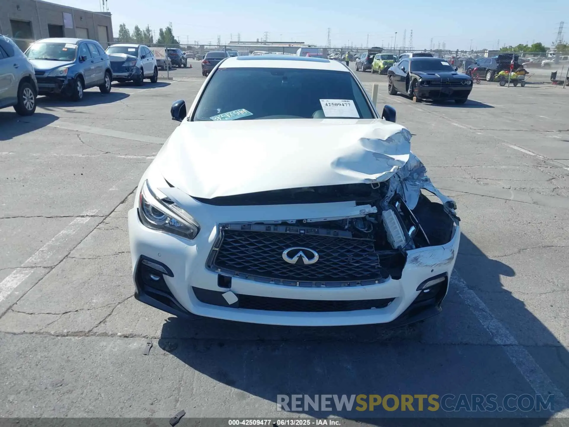 18 Photograph of a damaged car JN1FV7DR9MM880601 INFINITI Q50 2021