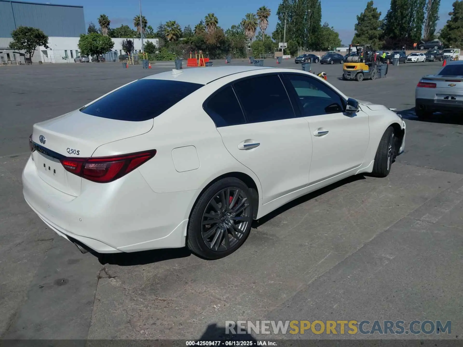 4 Photograph of a damaged car JN1FV7DR9MM880601 INFINITI Q50 2021