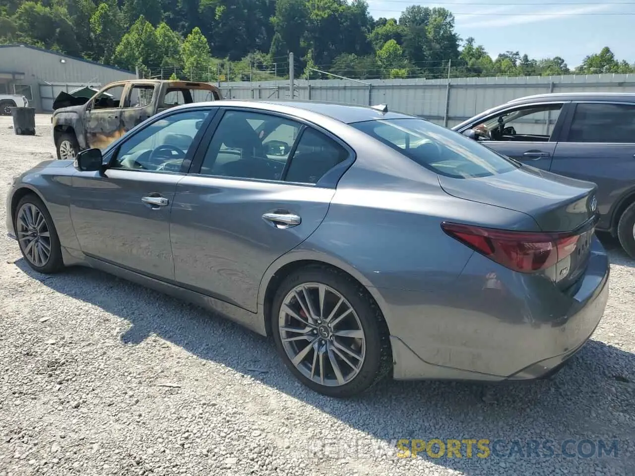 2 Photograph of a damaged car JN1FV7DRXMM880364 INFINITI Q50 2021
