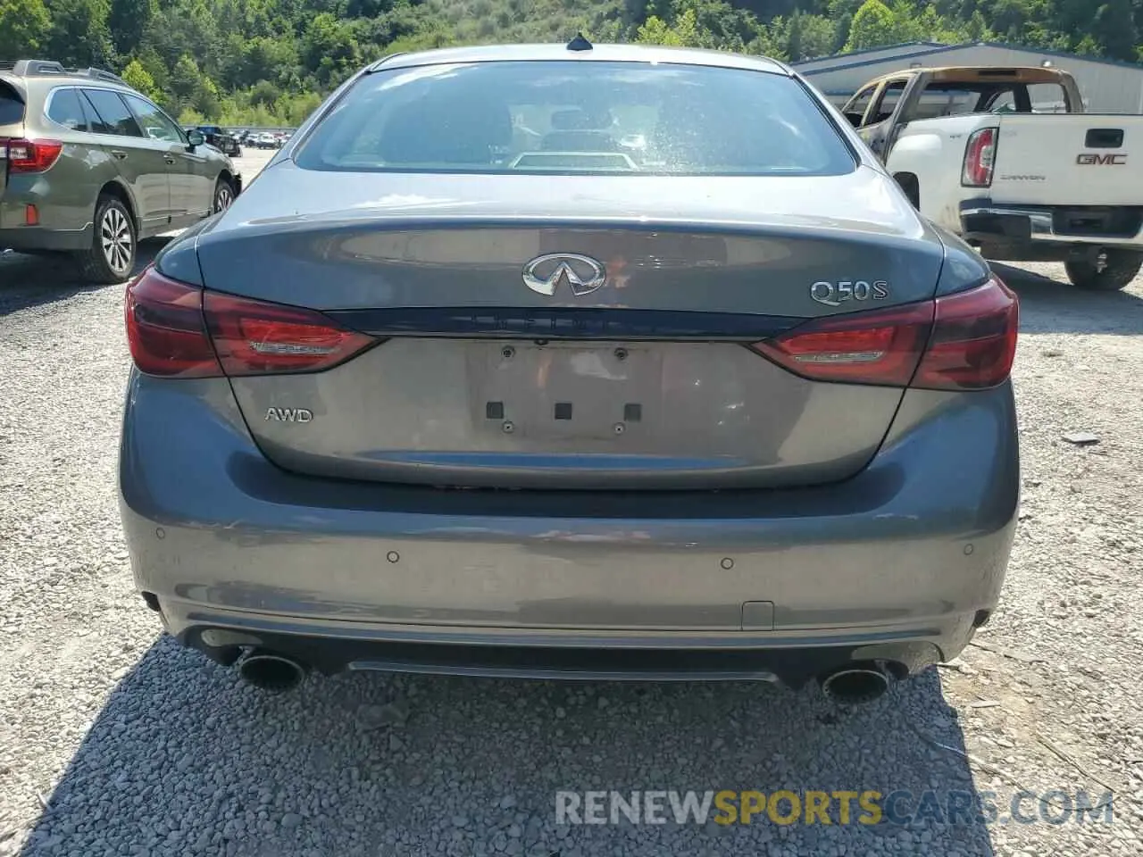 6 Photograph of a damaged car JN1FV7DRXMM880364 INFINITI Q50 2021