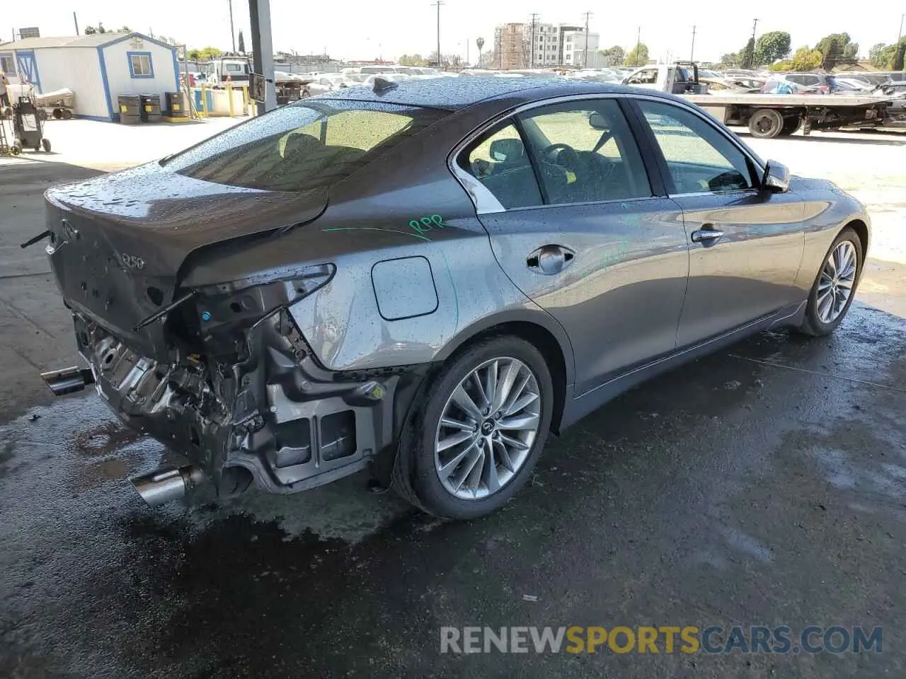 3 Photograph of a damaged car JN1EV7BP1NM310610 INFINITI Q50 2022