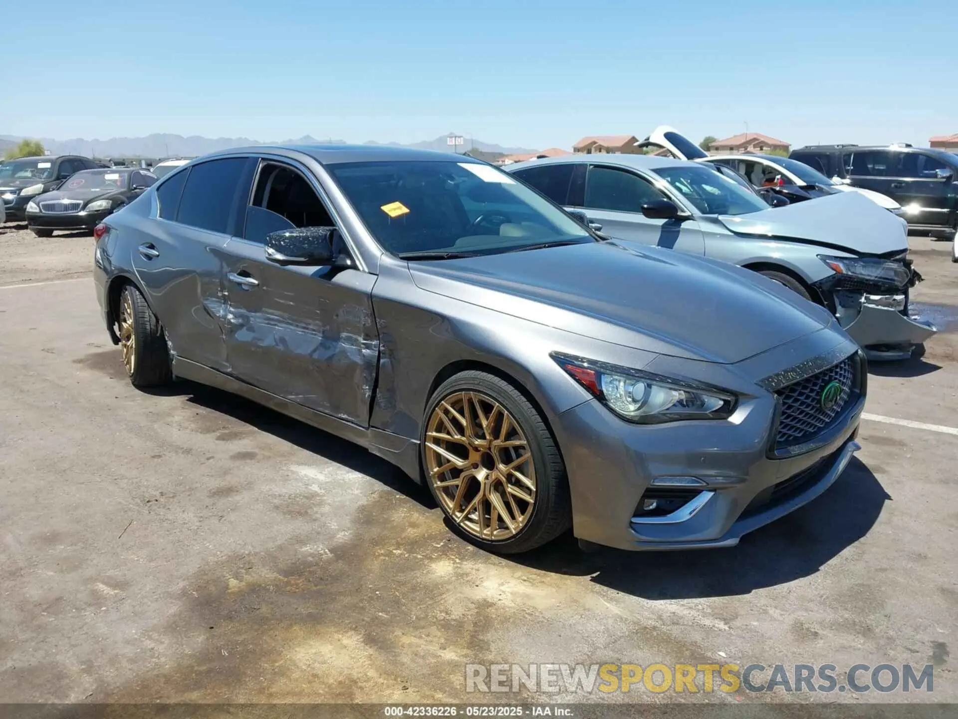 1 Photograph of a damaged car JN1EV7BP1NM311451 INFINITI Q50 2022