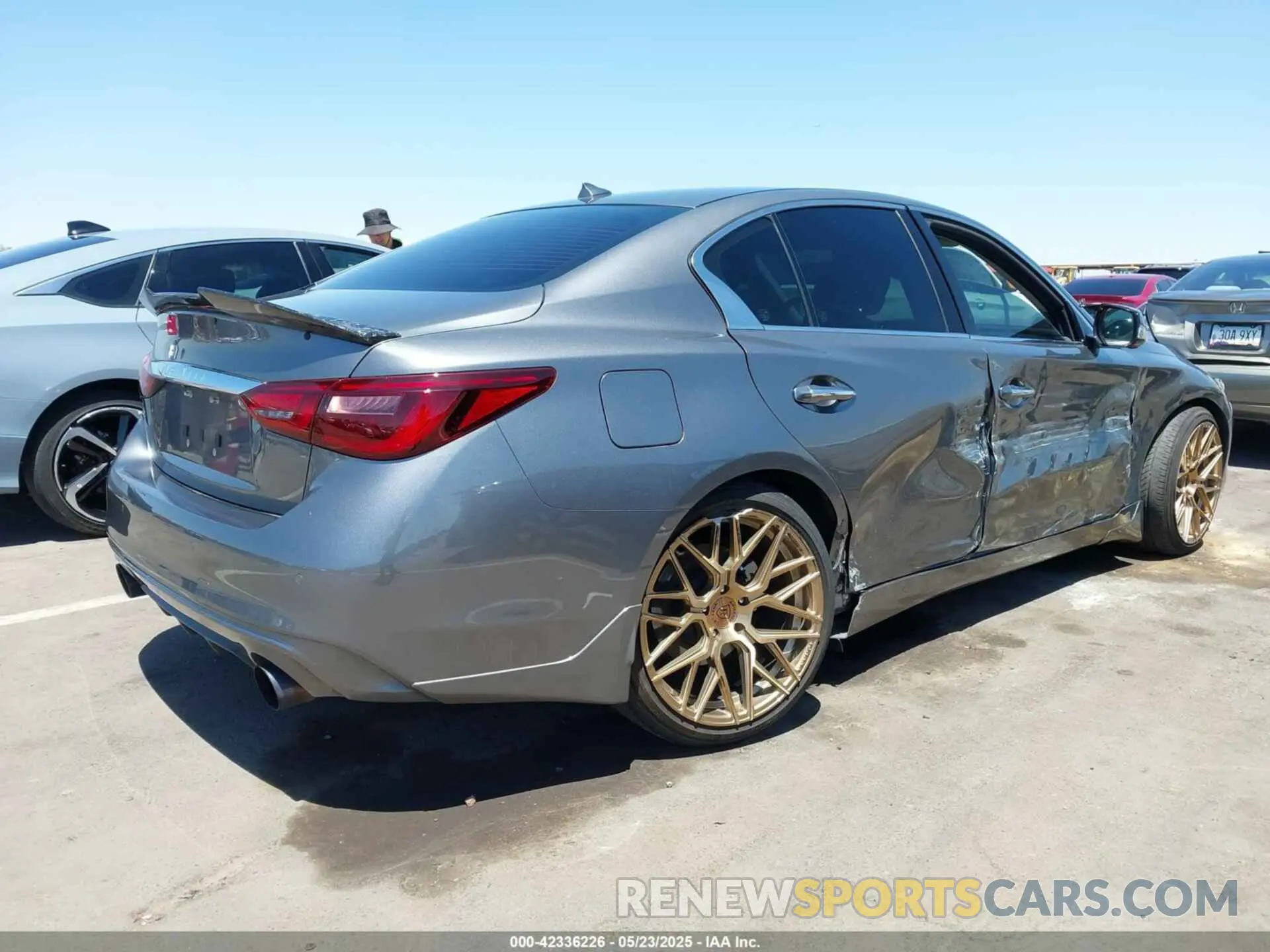 4 Photograph of a damaged car JN1EV7BP1NM311451 INFINITI Q50 2022