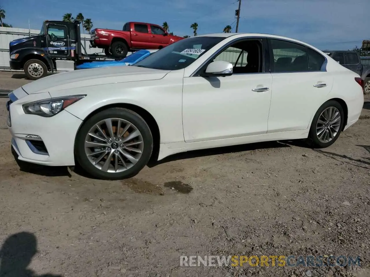 1 Photograph of a damaged car JN1EV7BP2NM310423 INFINITI Q50 2022