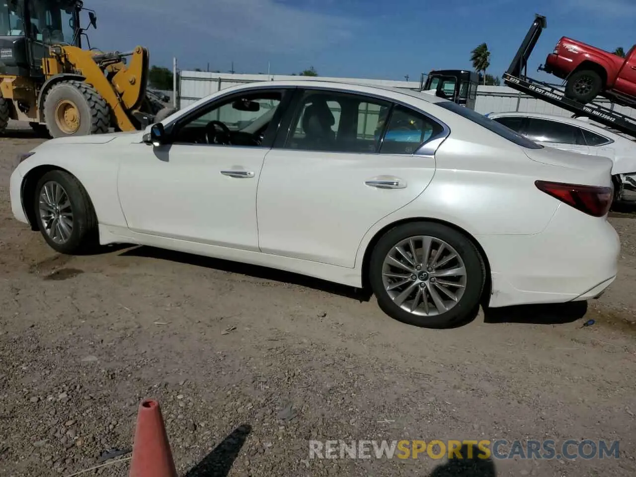 2 Photograph of a damaged car JN1EV7BP2NM310423 INFINITI Q50 2022