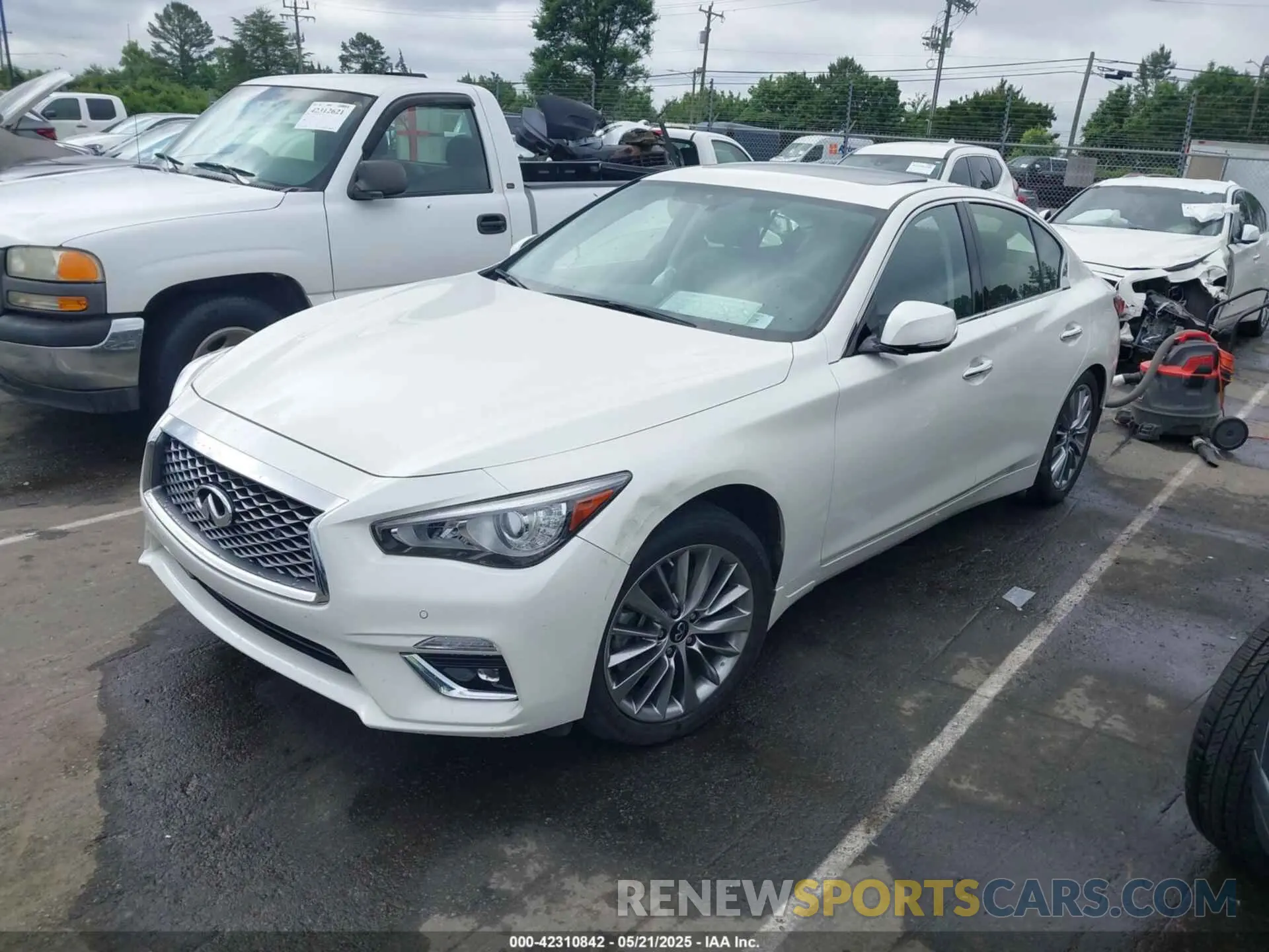 2 Фотография поврежденного автомобиля JN1EV7BP2NM311118 INFINITI Q50 2022