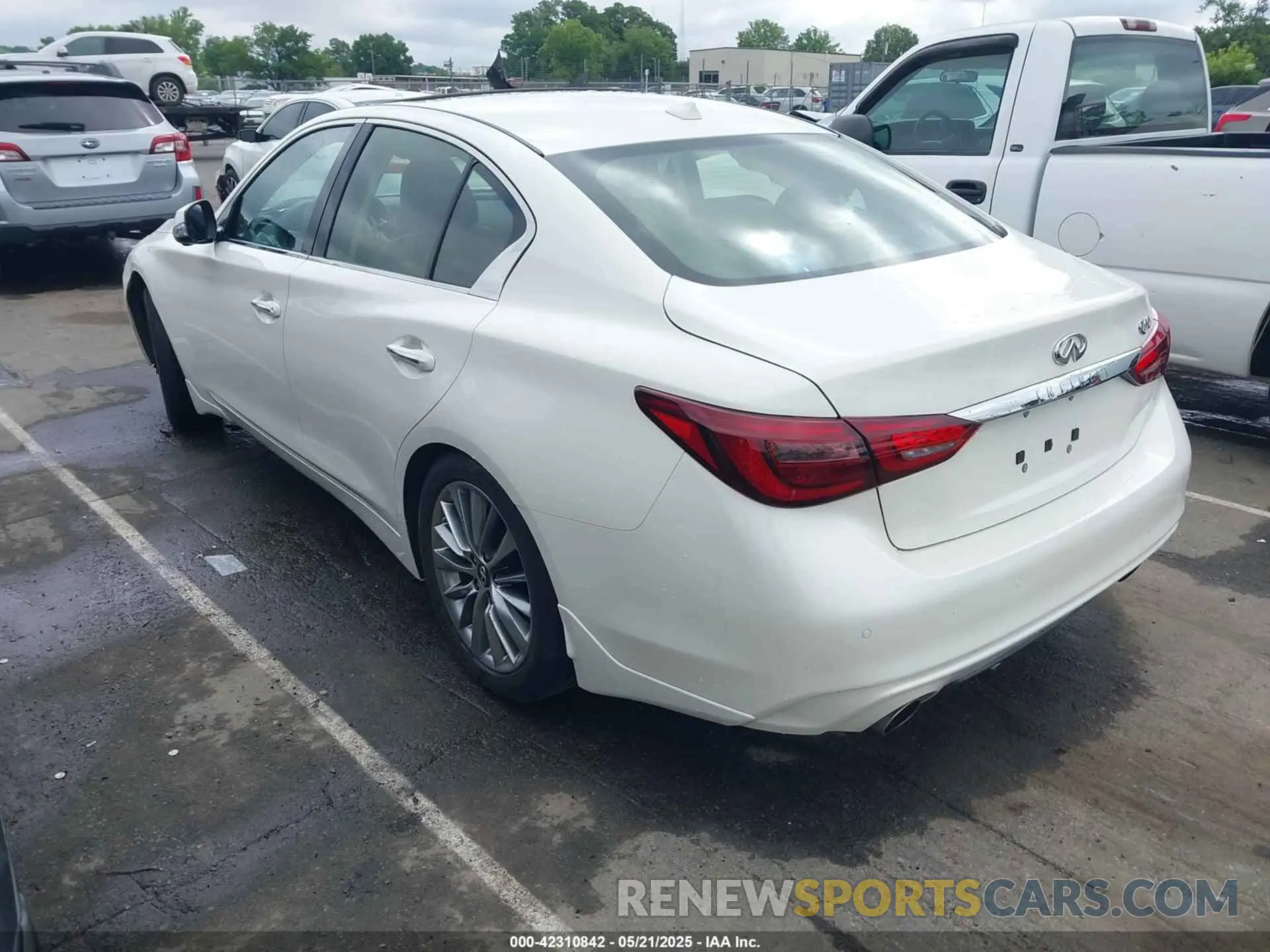 3 Фотография поврежденного автомобиля JN1EV7BP2NM311118 INFINITI Q50 2022