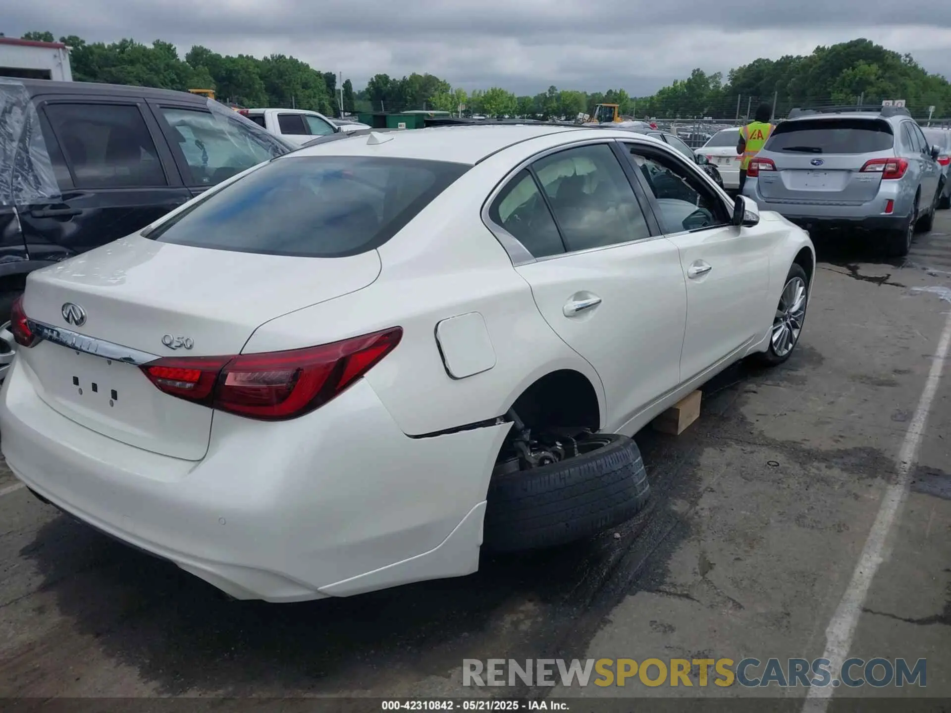 6 Фотография поврежденного автомобиля JN1EV7BP2NM311118 INFINITI Q50 2022